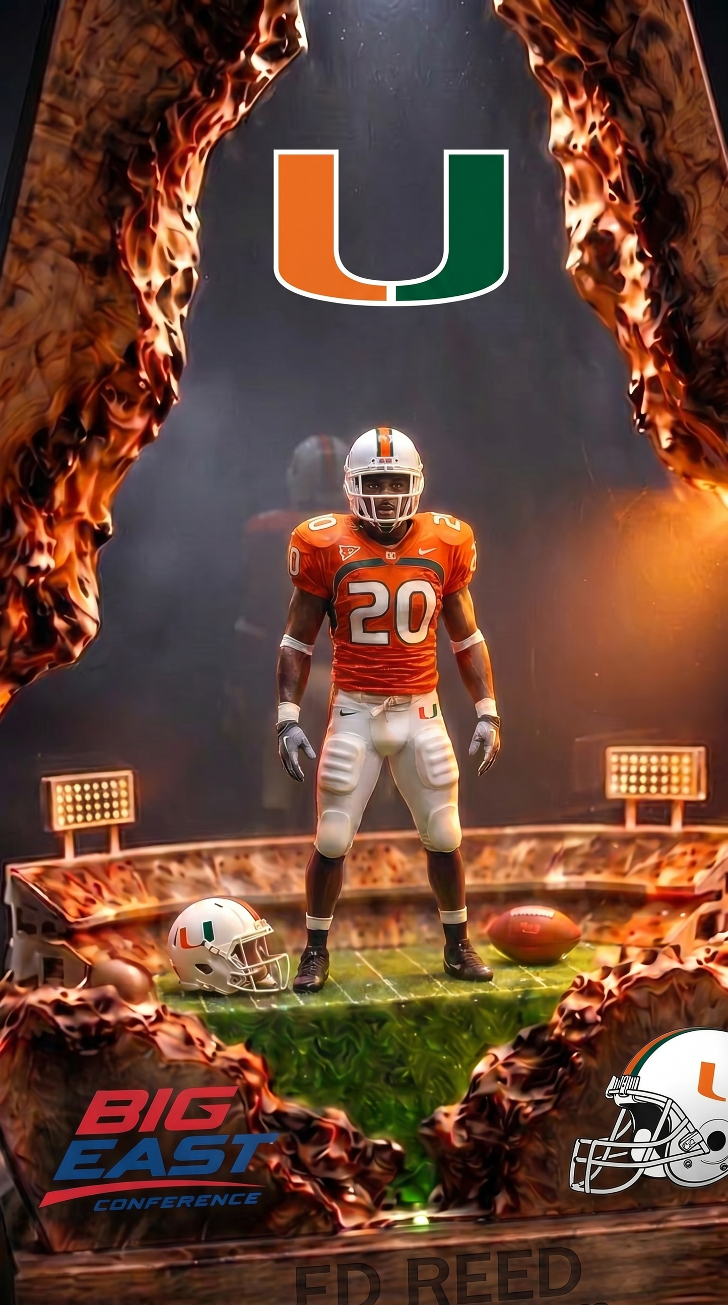 Ed Reed ~ Miami Hurricanes (PRE-ORDER)