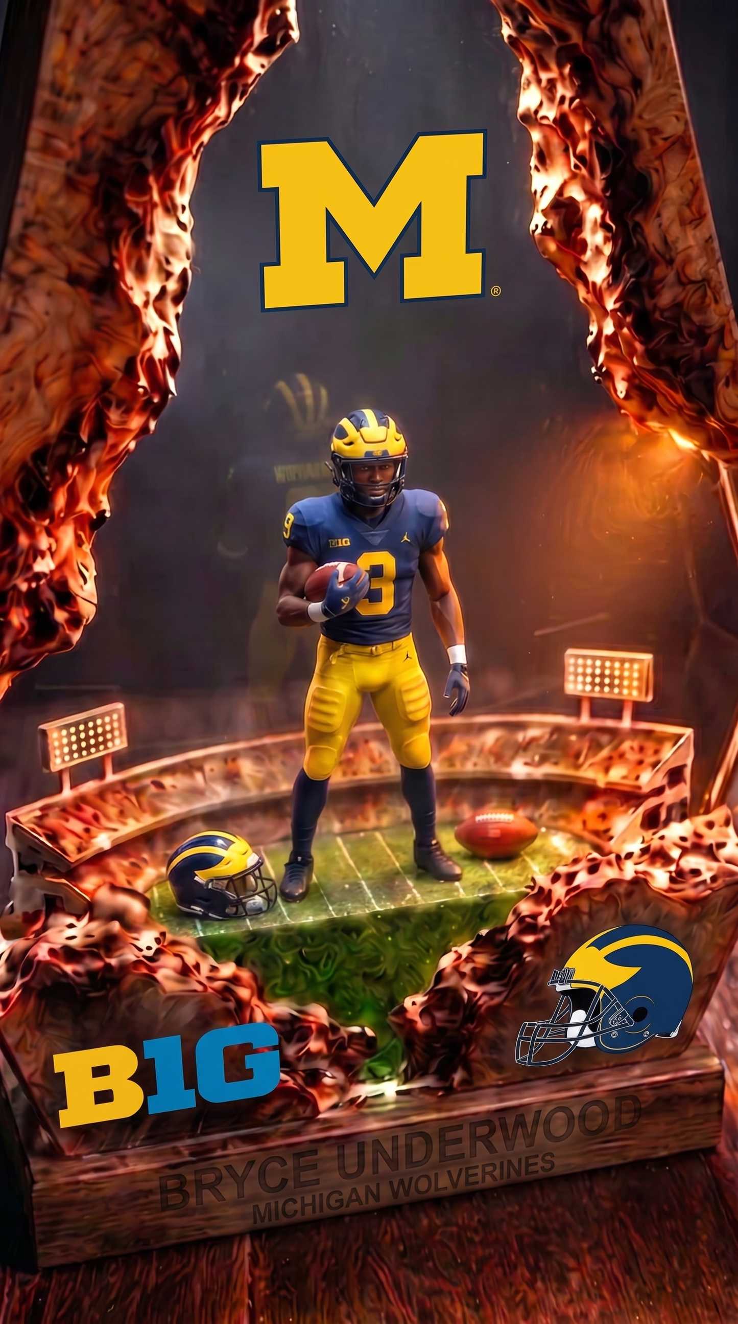 Bryce Underwood ~ Michigan Wolverines (PRE-ORDER)