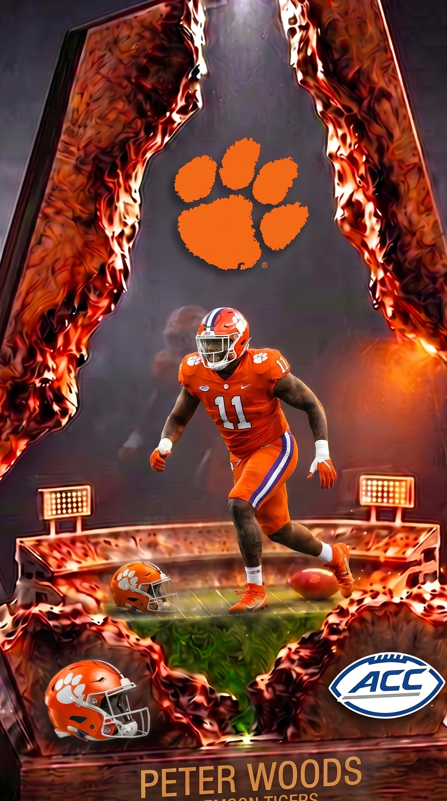 Peter Woods ~ Clemson (PRE-ORDER)